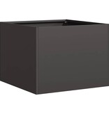 VidaXL Plantenbak 40x40x30 cm staal zwart
