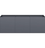 VidaXL Plantenbak 120x40x40 cm koudgewalst staal antracietkleurig