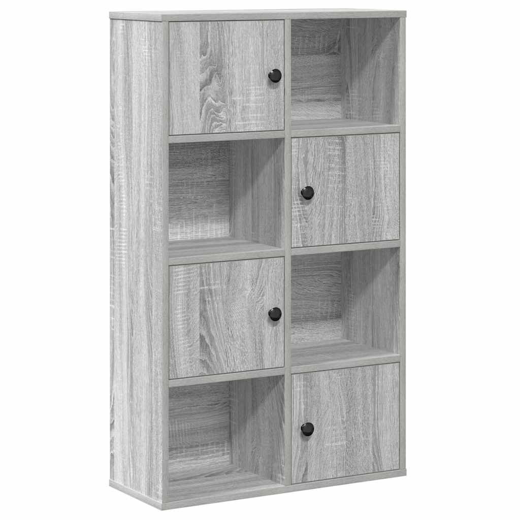 VidaXL Boekenkast 60x24x101,5 cm bewerkt hout grijs sonoma eikenkleur