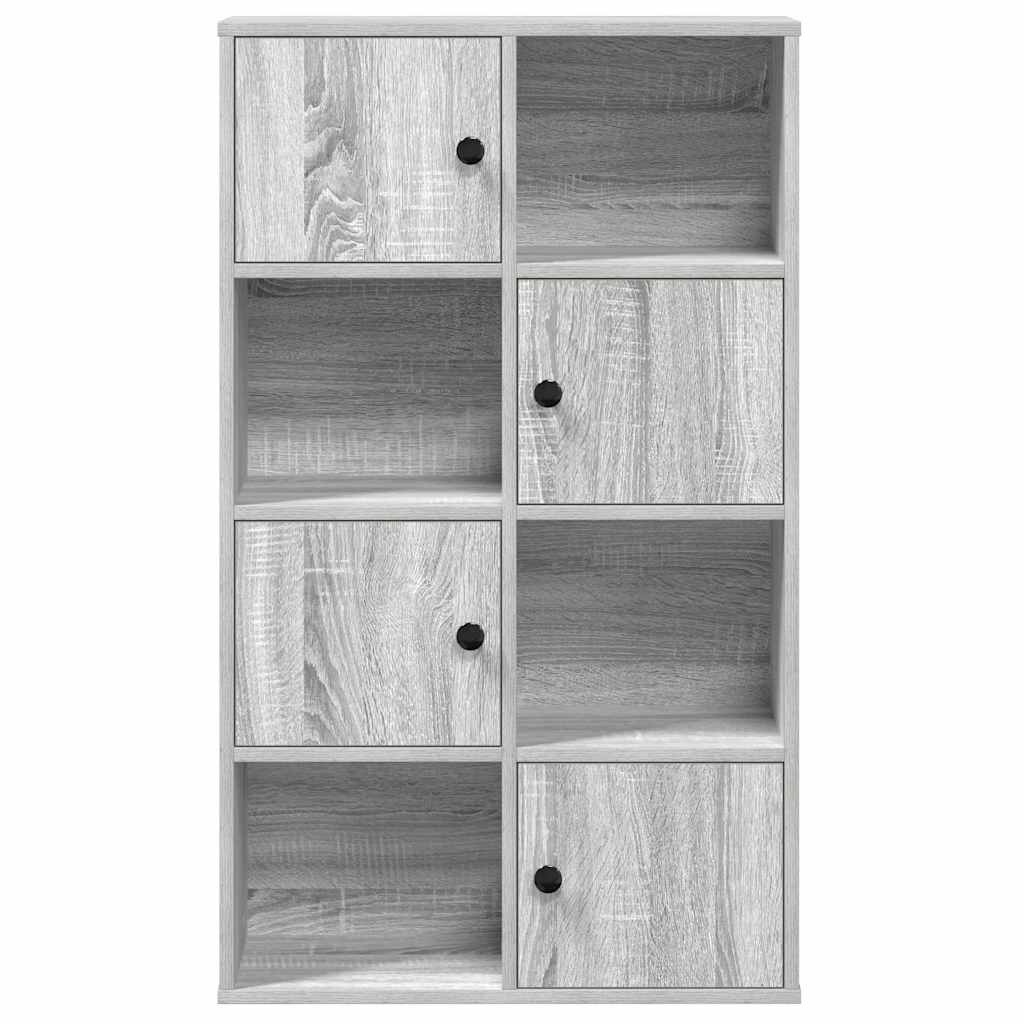 VidaXL Boekenkast 60x24x101,5 cm bewerkt hout grijs sonoma eikenkleur