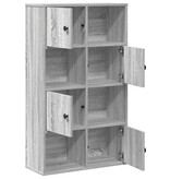 VidaXL Boekenkast 60x24x101,5 cm bewerkt hout grijs sonoma eikenkleur