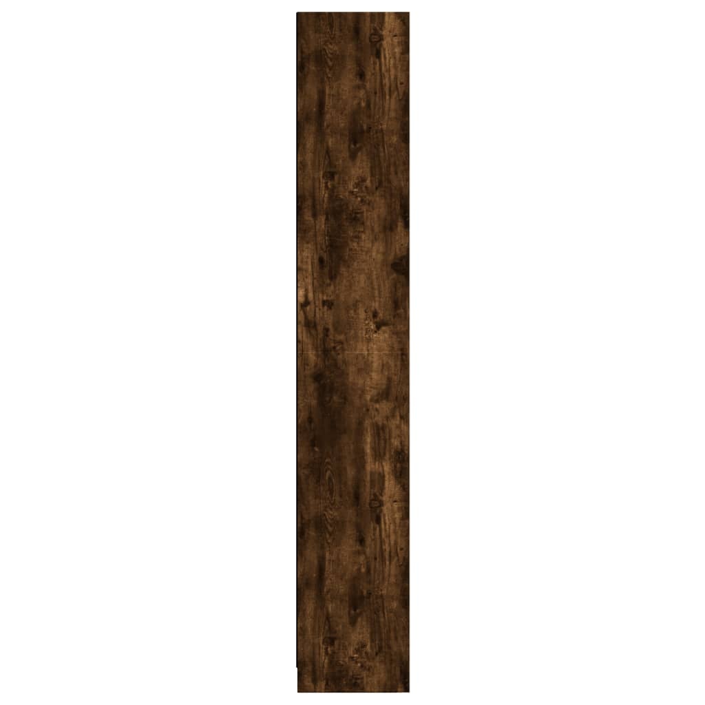 VidaXL Boekenkast 57x28,5x174 cm bewerkt hout gerookt eikenkleurig