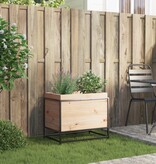 VidaXL Plantenbak 60x40x50 cm massief grenenhout