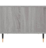 VidaXL Salontafel 60x50x40 cm bewerkt hout grijs sonoma eikenkleurig
