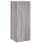 VidaXL Hangkast 34,5x34x90 cm grijs sonoma eikenkleurig