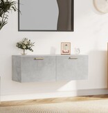 VidaXL Wandkast 100x36,5x35 cm bewerkt hout grijs