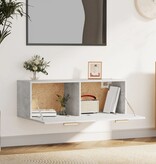 VidaXL Wandkast 100x36,5x35 cm bewerkt hout grijs