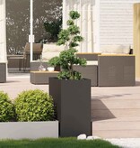 VidaXL Plantenbak 40x80x80 cm staal zwart