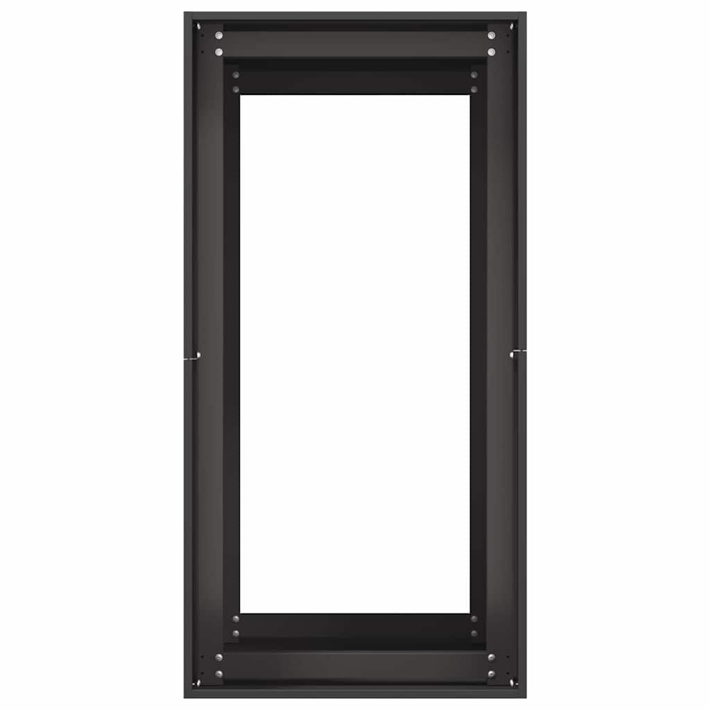 VidaXL Plantenbak 40x80x80 cm staal zwart