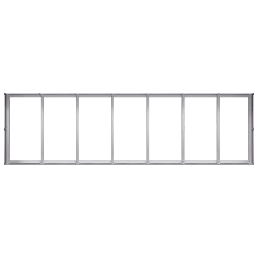 VidaXL Plantenbak 280x80x40 cm gegalvaniseerd staal