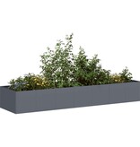 VidaXL Plantenbak 280x80x40 cm staal antracietkleurig