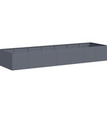 VidaXL Plantenbak 280x80x40 cm staal antracietkleurig