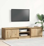 VidaXL Tv-meubel 140x40x36 cm bewerkt hout artisanaal eikenkleurig