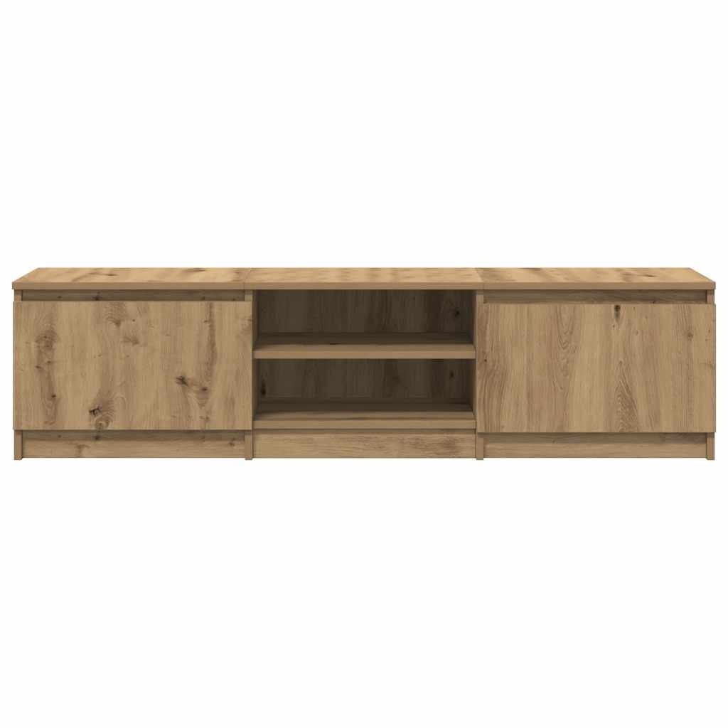 VidaXL Tv-meubel 140x40x36 cm bewerkt hout artisanaal eikenkleurig