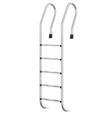VidaXL Zwembadladder 54x38x211 cm 304 roestvrij staal