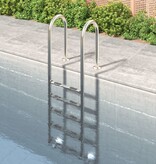 VidaXL Zwembadladder 54x38x211 cm 304 roestvrij staal