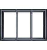 VidaXL Plantenbak 120x80x80 cm staal antracietkleurig