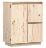 VidaXL Dressoir 60x34x75 cm massief grenenhout