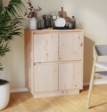 VidaXL Dressoir 60x34x75 cm massief grenenhout