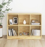 VidaXL Boekenkast 104x33x76 cm massief grenenhout