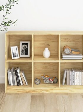 VidaXL Boekenkast 104x33x76 cm massief grenenhout