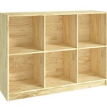 VidaXL Boekenkast 104x33x76 cm massief grenenhout