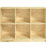 VidaXL Boekenkast 104x33x76 cm massief grenenhout