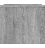VidaXL Salontafel 80x50,5x41,5 cm bewerkt hout grijs sonoma eikenkleur