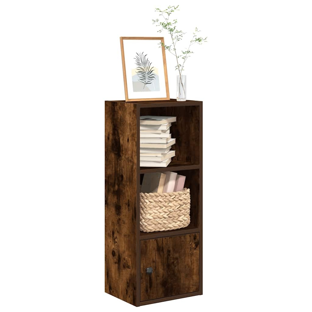 VidaXL Boekenkast 31x24x77 cm bewerkt hout gerookt eikenkleurig