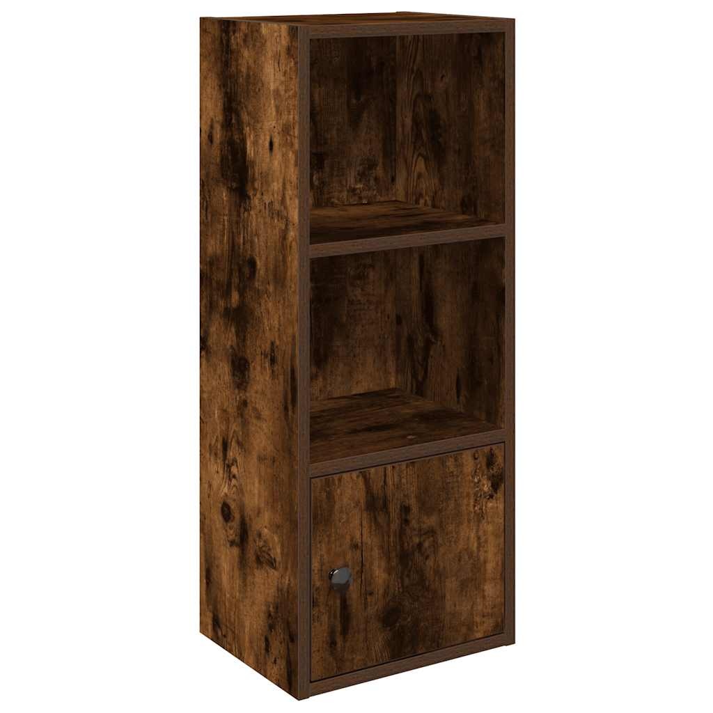 VidaXL Boekenkast 31x24x77 cm bewerkt hout gerookt eikenkleurig