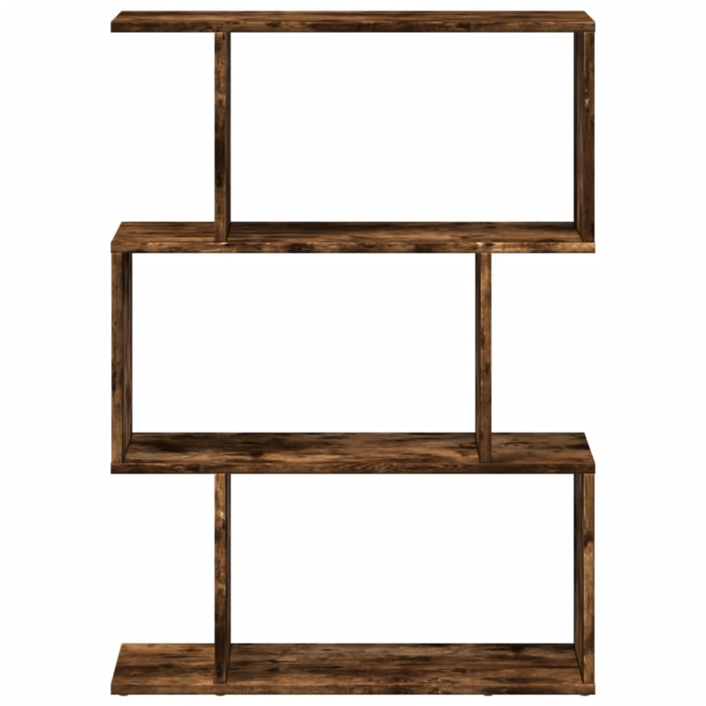 VidaXL Kamerscherm / boekenkast 3-laags 70x24x97 cm hout gerookt eik