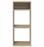 VidaXL Boekenkast 34x31x80 cm bewerkt hout sonoma eikenkleurig
