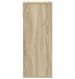 VidaXL Boekenkast 34x31x80 cm bewerkt hout sonoma eikenkleurig