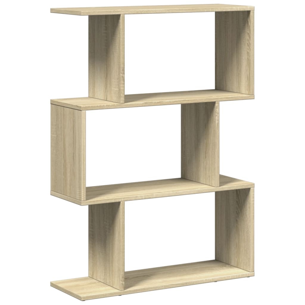 VidaXL Kamerscherm / boekenkast 3-laags 70x24x97 cm hout sonoma eiken