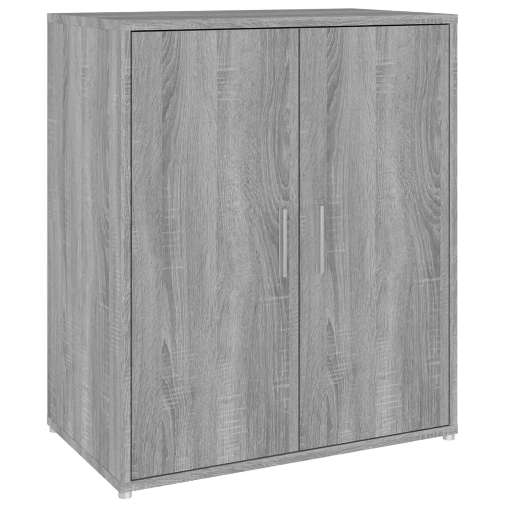 VidaXL Schoenenkast 60x35x70 cm bewerkt hout grijs sonoma eikenkleurig