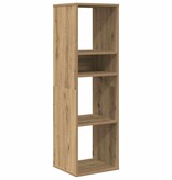 VidaXL Boekenkast 34x31x112 cm bewerkt hout artisanaal eikenkleur