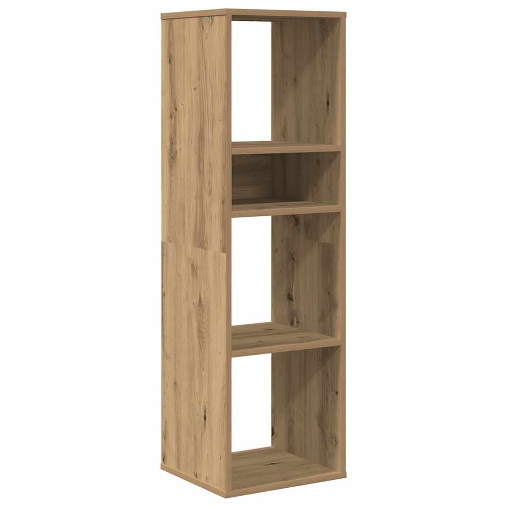 VidaXL Boekenkast 34x31x112 cm bewerkt hout artisanaal eikenkleur