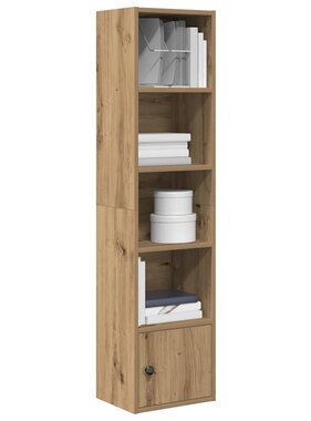 VidaXL Boekenkast 31x24x127 cm bewerkt hout artisanaal eikenkleurig