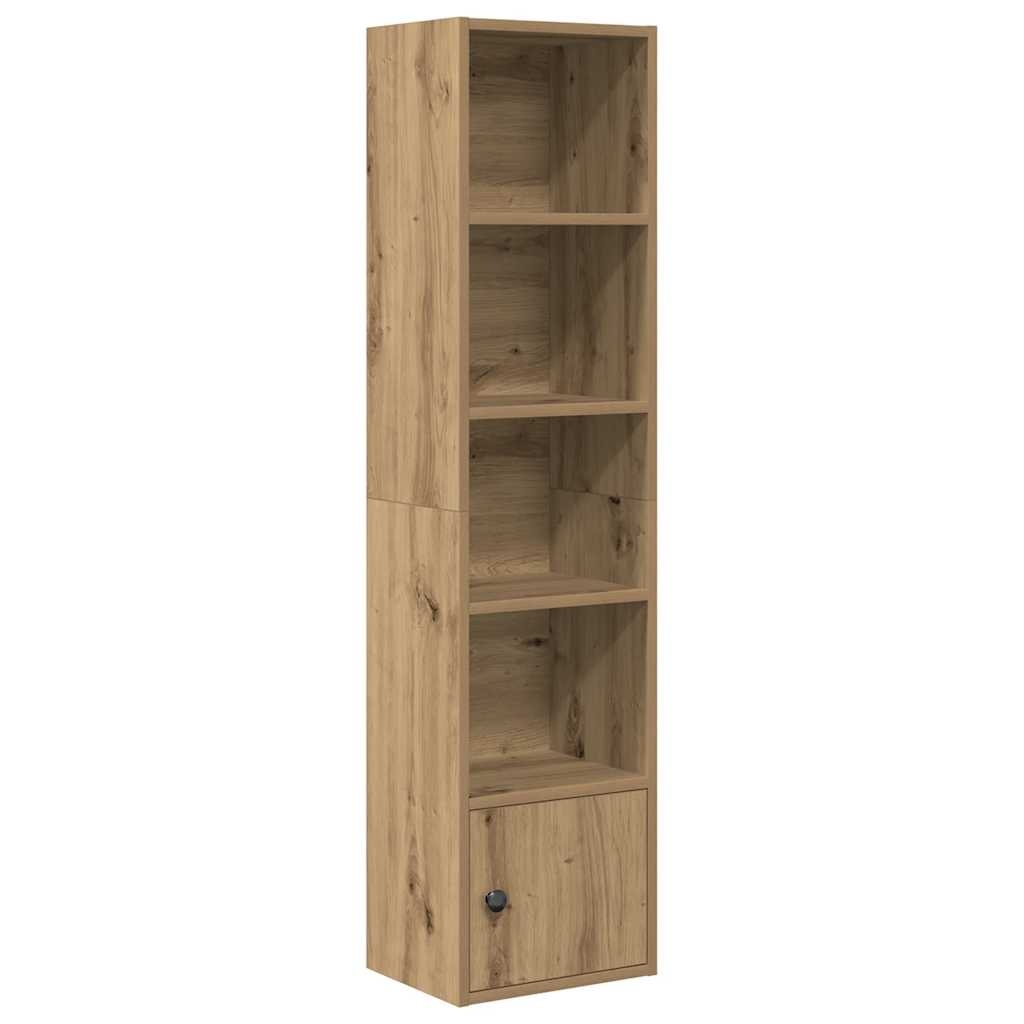 VidaXL Boekenkast 31x24x127 cm bewerkt hout artisanaal eikenkleurig