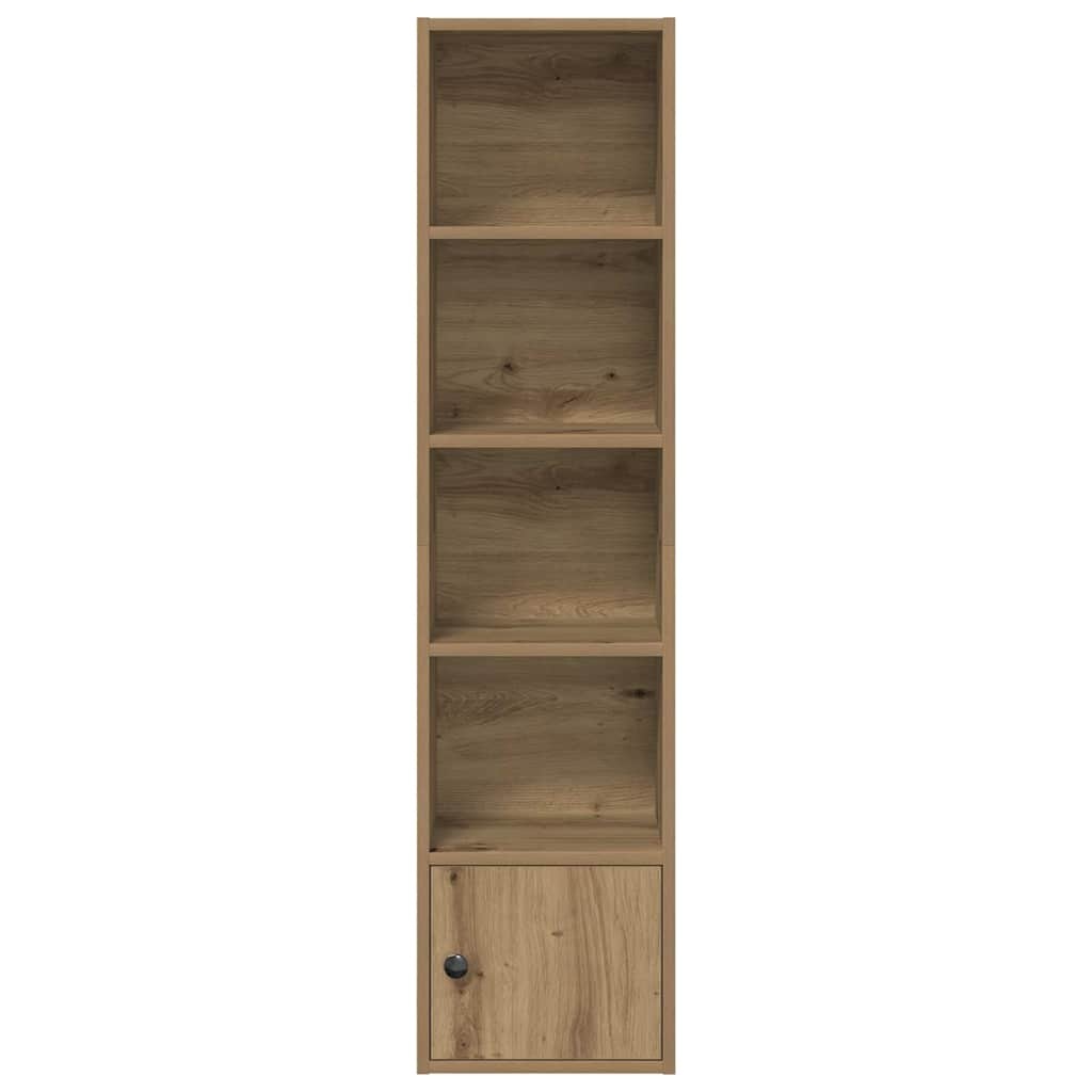 VidaXL Boekenkast 31x24x127 cm bewerkt hout artisanaal eikenkleurig
