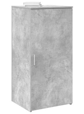 VidaXL Opbergkast 50x45x103,5 cm bewerkt hout betongrijs
