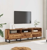 VidaXL Tv-meubel 150x30x44,5 cm bewerkt hout oud houtkleurig