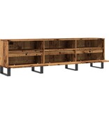 VidaXL Tv-meubel 150x30x44,5 cm bewerkt hout oud houtkleurig
