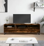 VidaXL Tv-meubel 150x30x44,5 cm bewerkt hout gerookt eikenkleurig