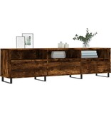 VidaXL Tv-meubel 150x30x44,5 cm bewerkt hout gerookt eikenkleurig