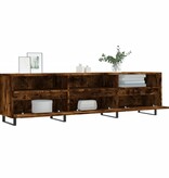 VidaXL Tv-meubel 150x30x44,5 cm bewerkt hout gerookt eikenkleurig