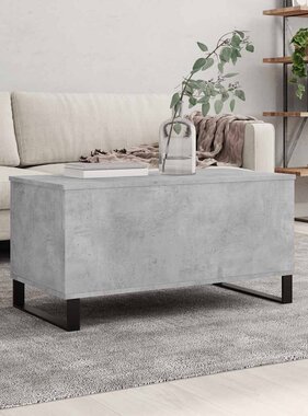 VidaXL Salontafel 90x44,5x45 cm bewerkt hout betongrijs