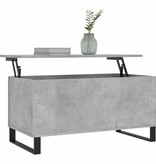 VidaXL Salontafel 90x44,5x45 cm bewerkt hout betongrijs