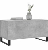 VidaXL Salontafel 90x44,5x45 cm bewerkt hout betongrijs