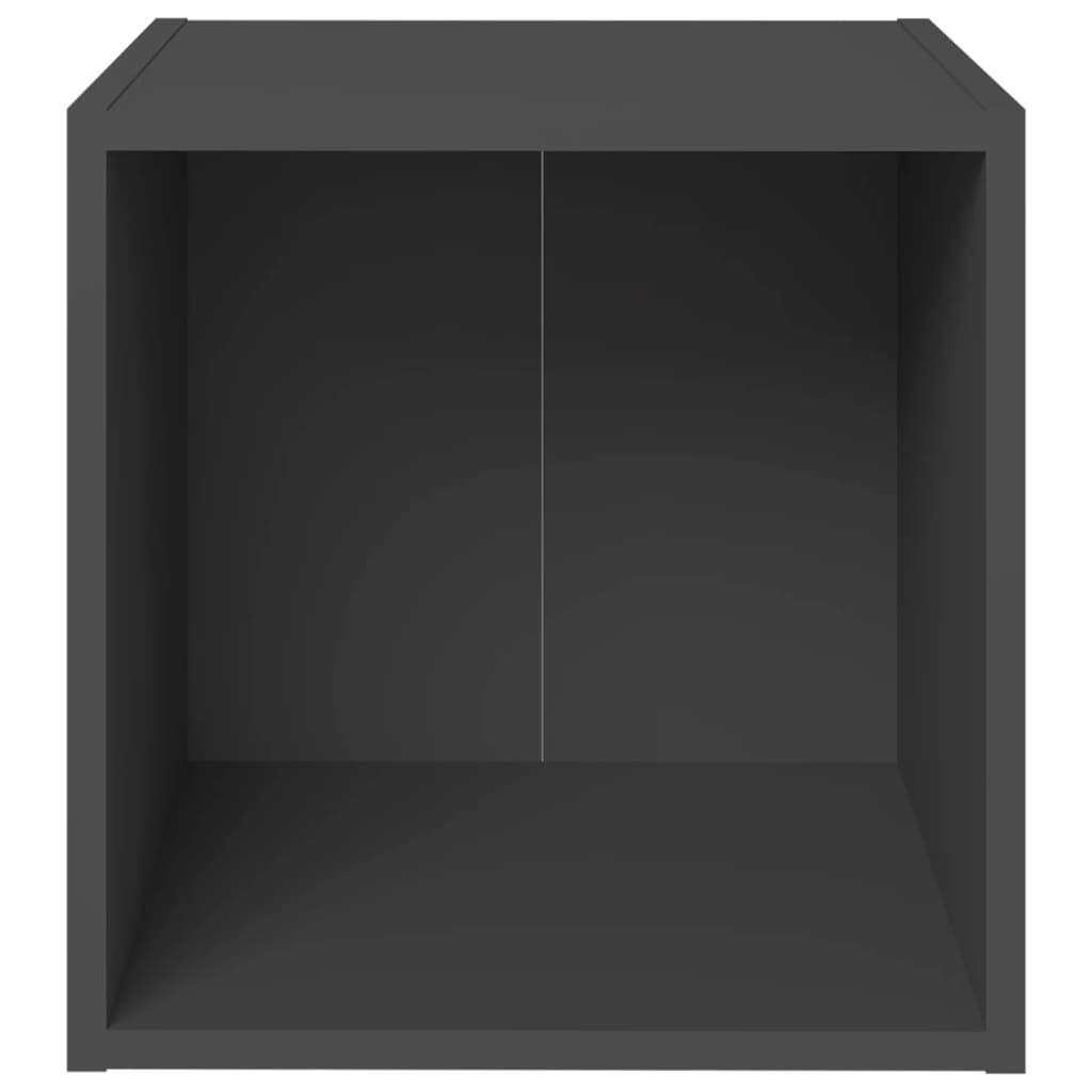VidaXL Tv-meubel 37x35x37 cm bewerkt hout grijs